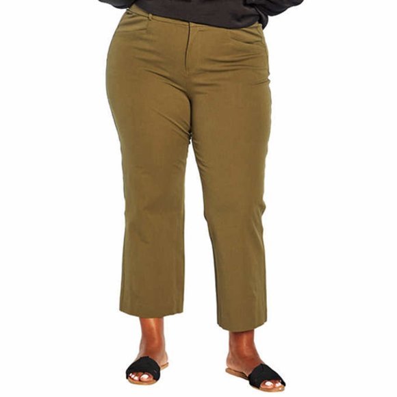 GREEN NWT Banana Republic Ladies' Slim-Straight‎ Capri Pant - Picture 8 of 11